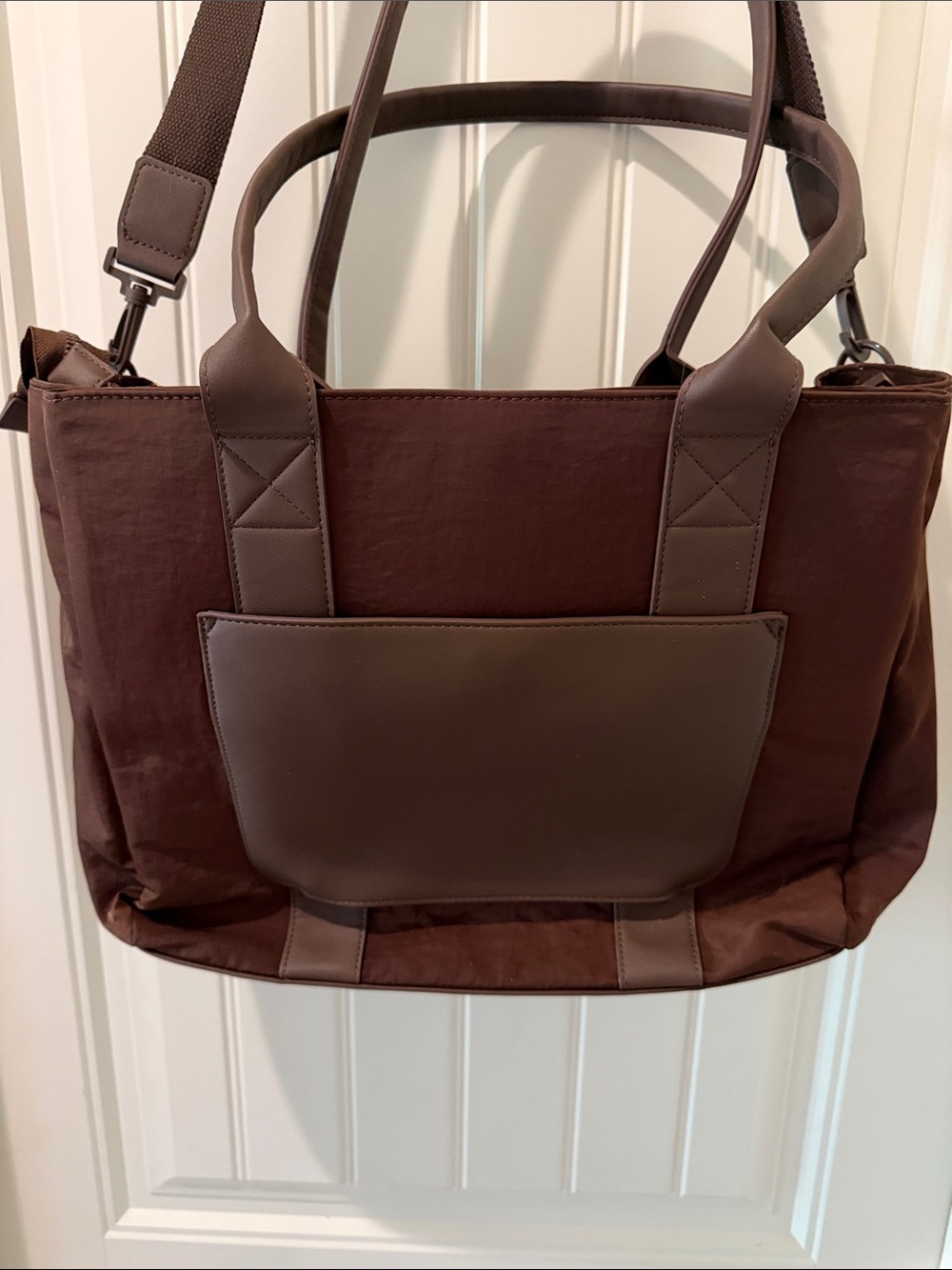 Poppy & Peonies Daily Tote in Espresso - Picture 8 of 15